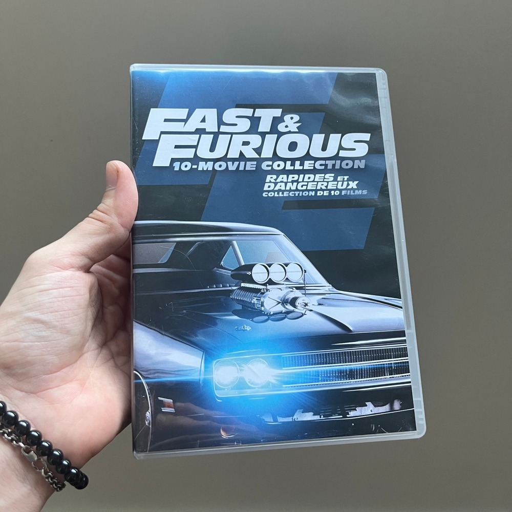 Fast & Furious 10-Movie Collection DVD Set Action Street Racing Vin Diesel 2023